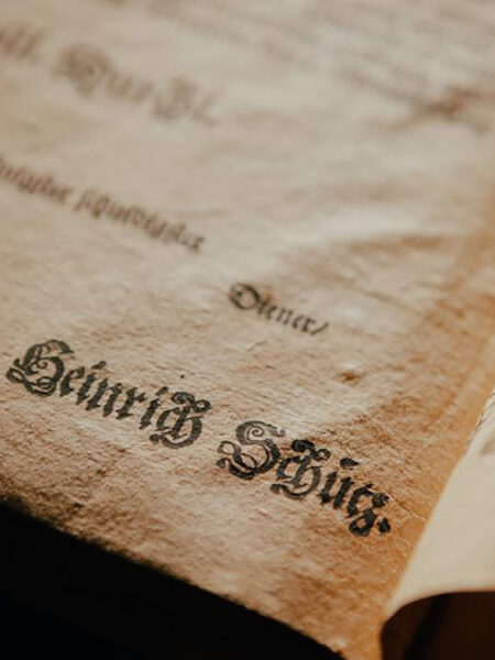 Still aus der Dokumentation Heinrich Schütz von Anna Schmidt